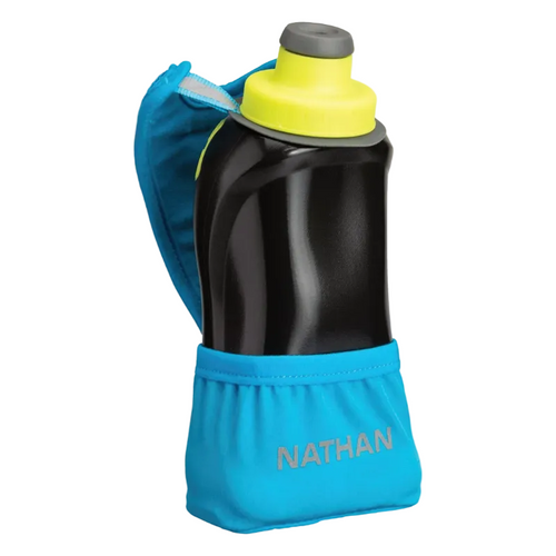 Nathan Sports QuickSqueeze Lite Handheld 12oz - Finish Lime/Blue Me Away