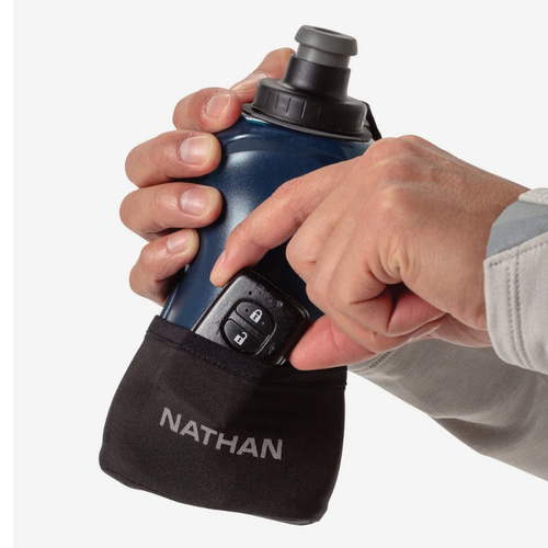 Nathan Sports QuickSqueeze Lite Handheld 18oz - Black/Marine Blue