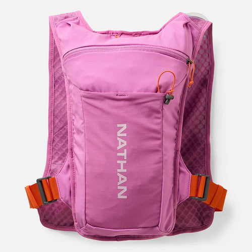 Nathan Sports QuickStart 3.0 4 Liter Hydration Pack - Fuchsia/Orange Blaze