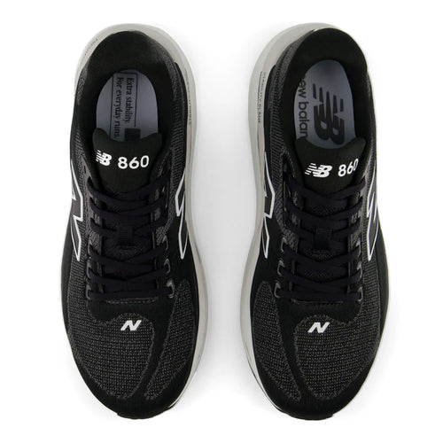 Women's New Balance Fresh Foam X 860v15 - Black/NB 103 White
