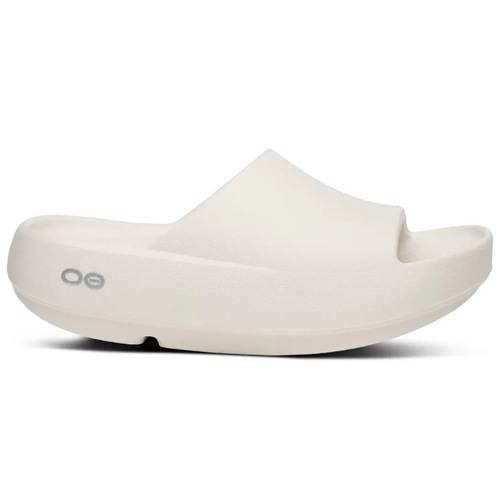 OOFOS OOahh Plus Slide - Chalk