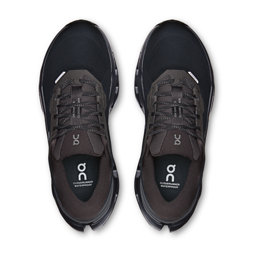 Men's On Cloudrunner 3 Waterproof - Black/Black