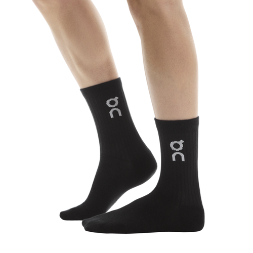 On Logo Sock High 3P - Black