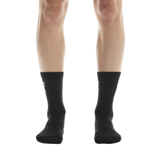 On Logo Sock High 3P - Black