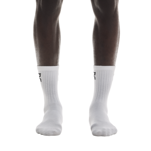 On Logo Sock High 3P - White