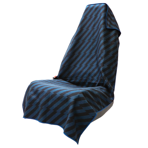 Sprints Velocity Blitz Car Seat Cover Towel With Snaps - Blue