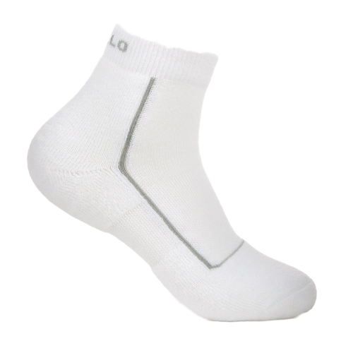 Thorlo Light Cushion Pickleball Ankle Socks - White