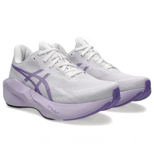 Women's ASICS Novablast 6 - White/Murasacki