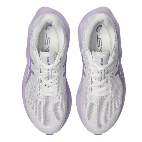 Women's ASICS Novablast 6 - White/Murasacki
