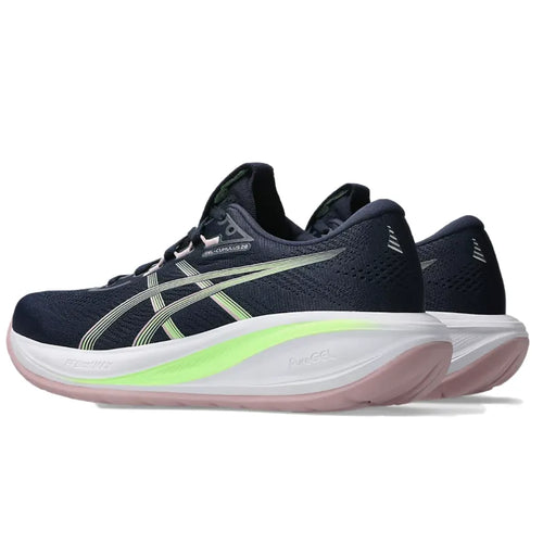 Women's ASICS Gel-Cumulus 28 - Midnight/Illuminate Green