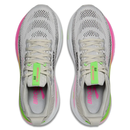 Women's Brooks Adrenaline GTS 25 - Oyster/Pink/Green