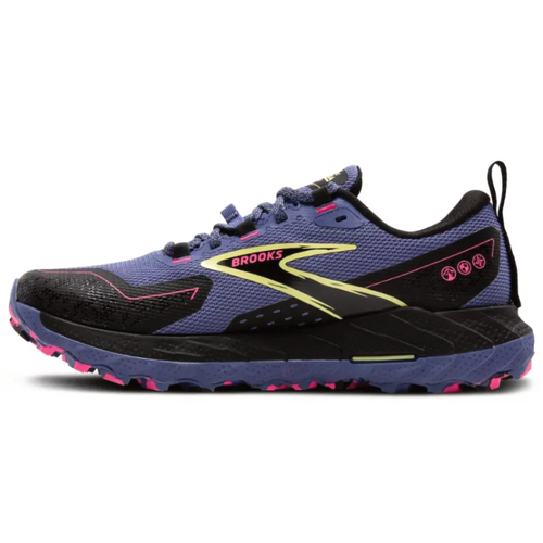 Women's Brooks Cascadia 18 GTX - Grey Blue/Black/Pink