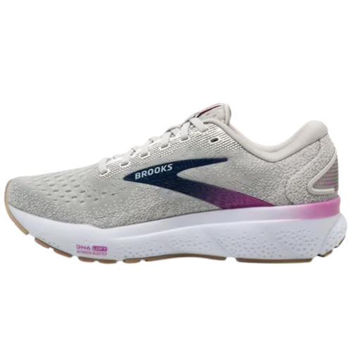 Women's Brooks Ghost 16 - White/Grey/Estate Blue