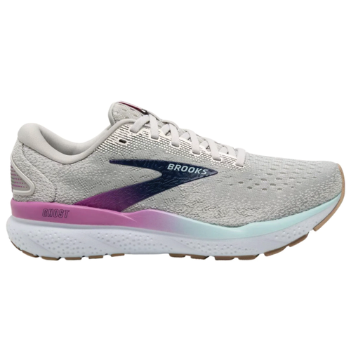 Women's Brooks Ghost 16 - White/Grey/Estate Blue