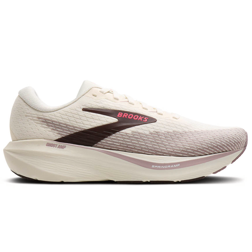 Women's Brooks Ghost Amp - Arctic Wolf/Dove/Pink