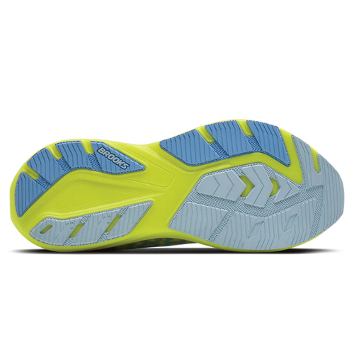 Women's Brooks Ghost Amp - White/Blue/Nightlife