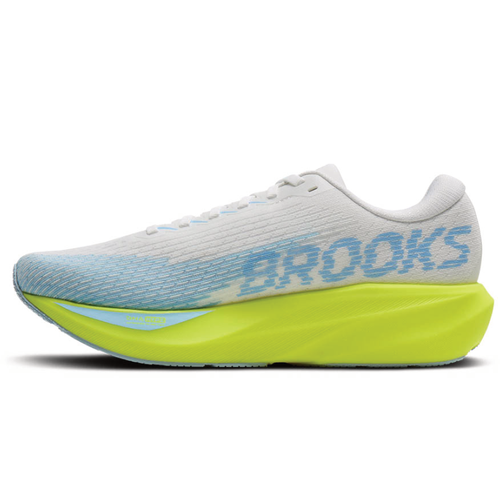 Women's Brooks Ghost Amp - White/Blue/Nightlife