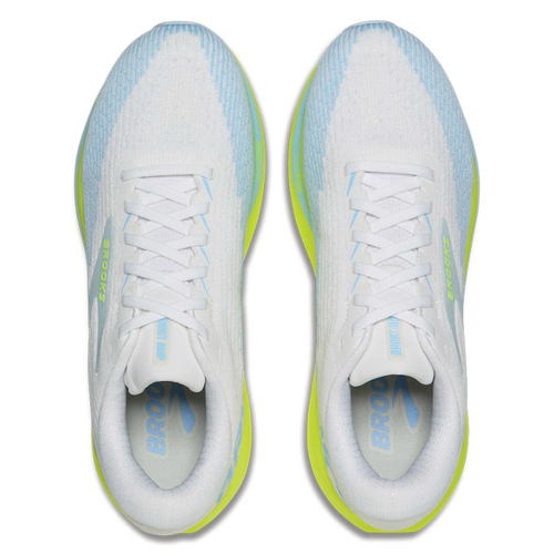 Women's Brooks Ghost Amp - White/Blue/Nightlife