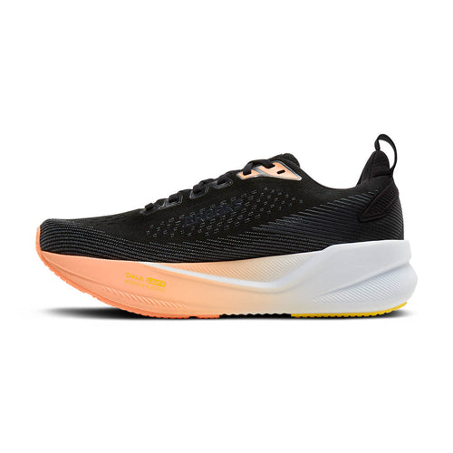 Women's Brooks Ghost Max 4 - Black/Foldstone/Cyber Peach