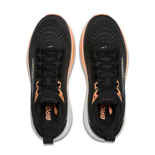 Women's Brooks Ghost Max 4 - Black/Foldstone/Cyber Peach