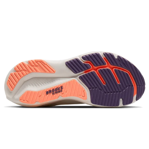 Women's Brooks Glycerin 23 - White/Mulled Grape/Clear