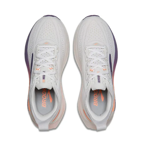 Women's Brooks Glycerin 23 - White/Mulled Grape/Clear