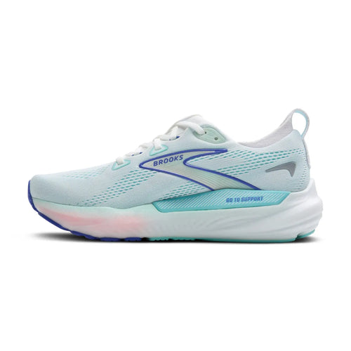 Women's Brooks Glycerin GTS 22 - White/Limpet Shell/Amparo Blue