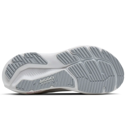Women's Brooks Glycerin GTS 23 - White/Harbor Mist/Metallic