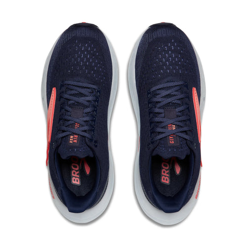 Women's Brooks Glycerin Max  - Peacoat/Blue Ribbon/Hot Coral