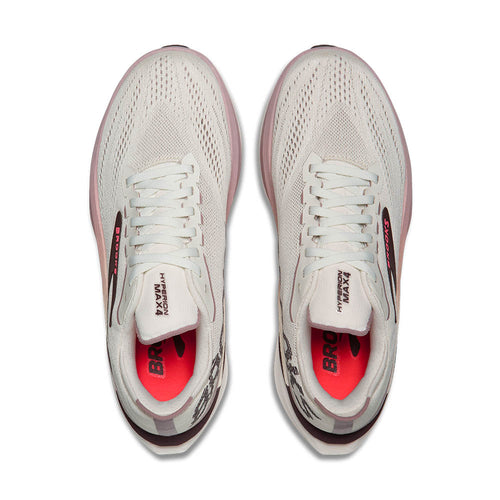Women's Brooks Hyperion Max 4 - Coconut/Raisin/Pink