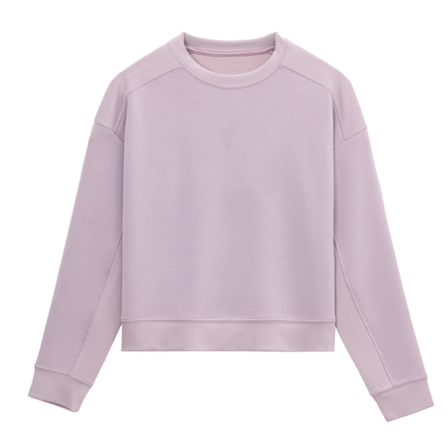 Women's Goodmiles Cloudallux Boxy Crew - Violet Ice