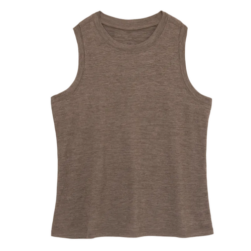 Women's Goodmiles Performance Tech High Neck Tank Top - Chestnut