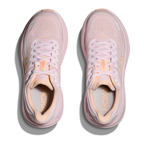 Women's HOKA Bondi 9 - Lilac Cream/Tangerine Glow