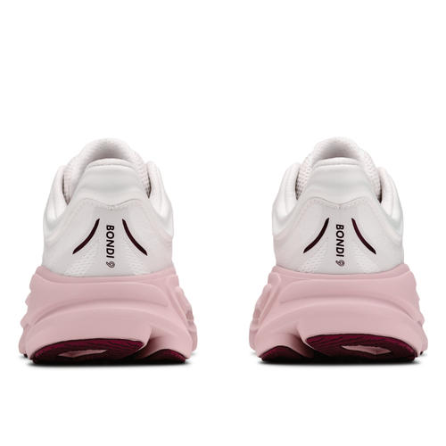 Women's HOKA Bondi 9 - White/Pink Opal