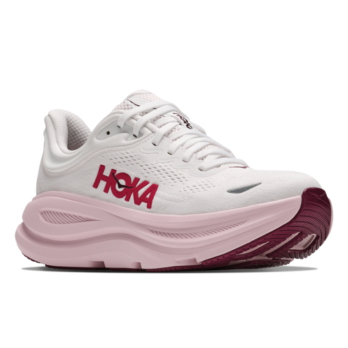 Women's HOKA Bondi 9 - White/Pink Opal