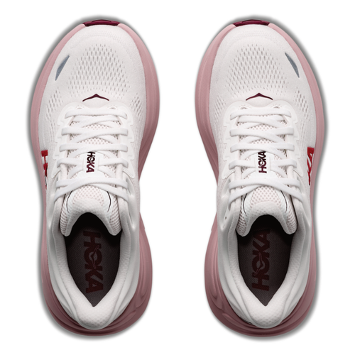Women's HOKA Bondi 9 - White/Pink Opal