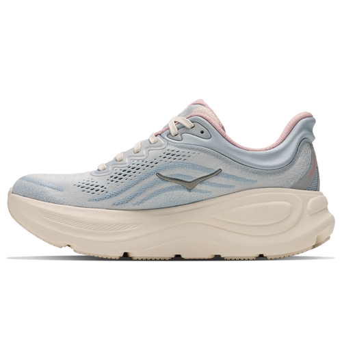Women's HOKA Bondi 9 GLM - Alabaster/Minteral Blue (ATRM)