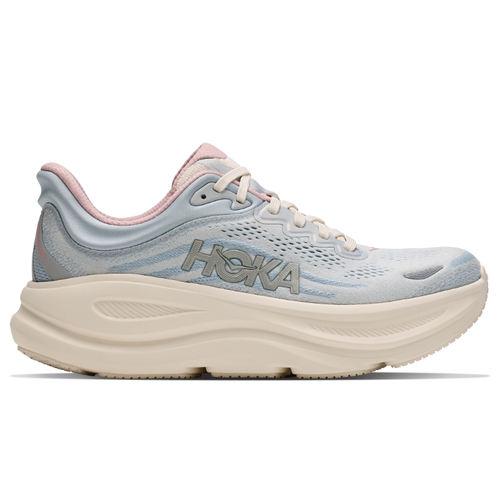 Women's HOKA Bondi 9 GLM - Alabaster/Minteral Blue (ATRM)