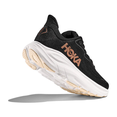 Women's HOKA Clifton 10 - Black/Rose Gold