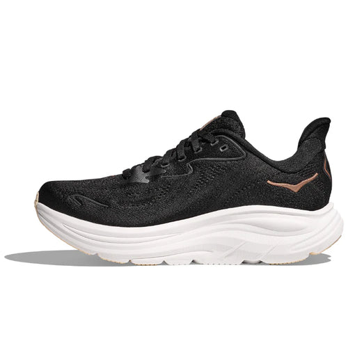 Women's HOKA Clifton 10 - Black/Rose Gold