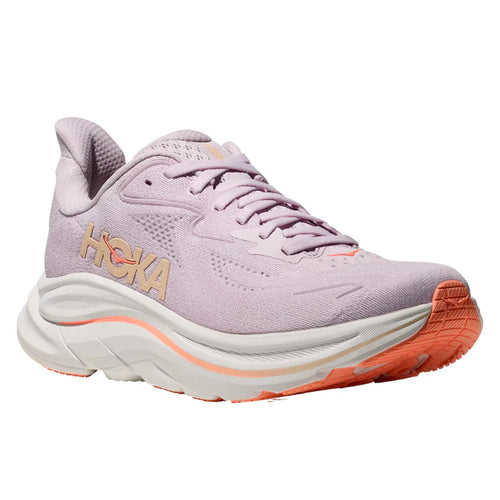 Women's HOKA Clifton 10 - Lilac Cream/Tangerine Glow