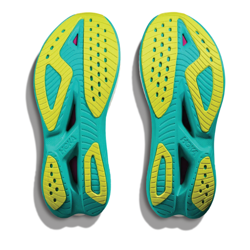Women's HOKA Mach X 2 - Frost/Electric Aqua