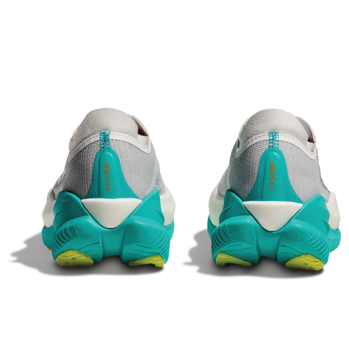 Women's HOKA Mach X 2 - Frost/Electric Aqua