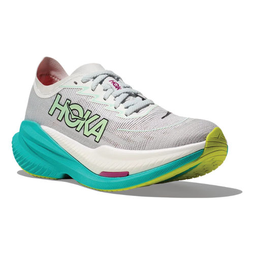 Women's HOKA Mach X 2 - Frost/Electric Aqua