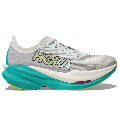 Women's HOKA Mach X 2 - Frost/Electric Aqua