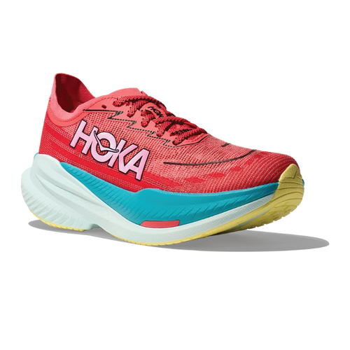 Women's HOKA Mach X 2 - Grapefruit/Electric Coral