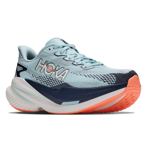 Women's HOKA Mach X 3 - Glimmering Blue/Varsity Navy