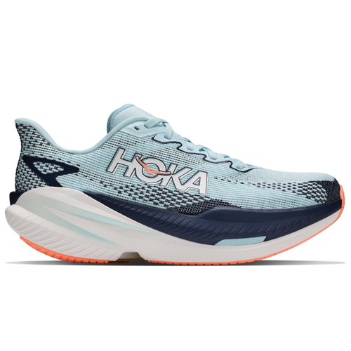 Women's HOKA Mach X 3 - Glimmering Blue/Varsity Navy