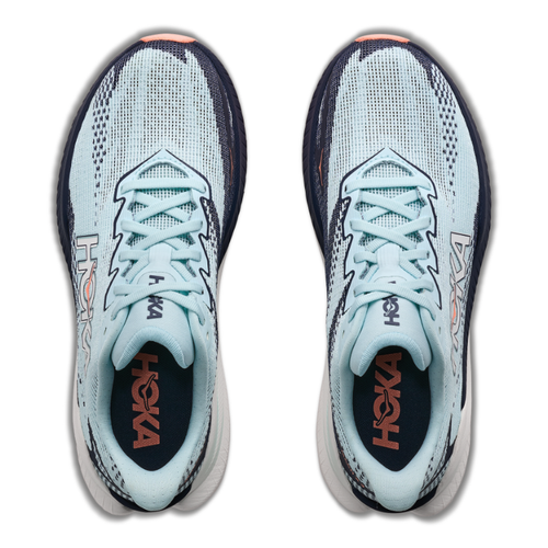 Women's HOKA Mach X 3 - Glimmering Blue/Varsity Navy