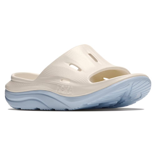 Women's HOKA Ora Recovery Slide 3 - Alabaster/Ambient Blue